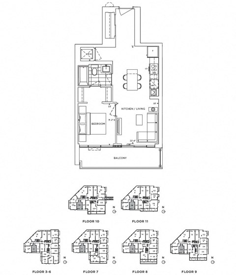 410 Dufferin Street Studio-3 Beds Apartment for Rent - Photo Gallery 65